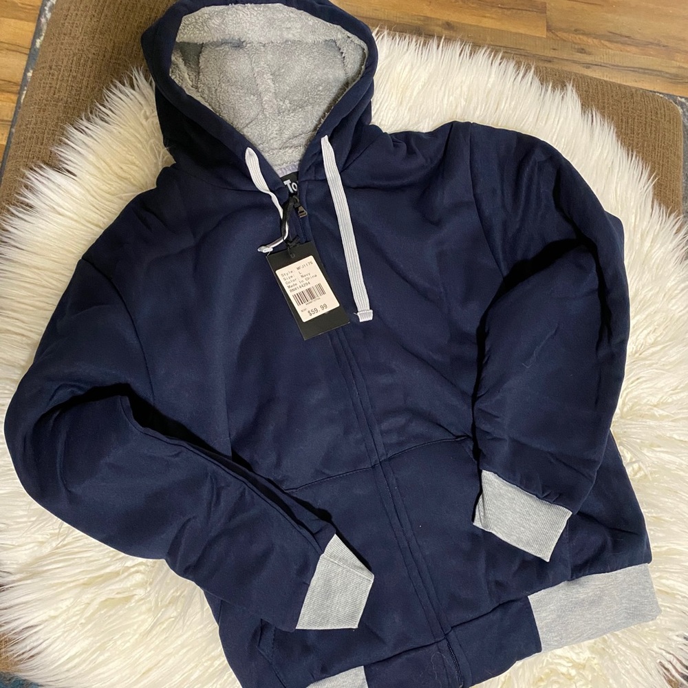 Large fleece lined jacket